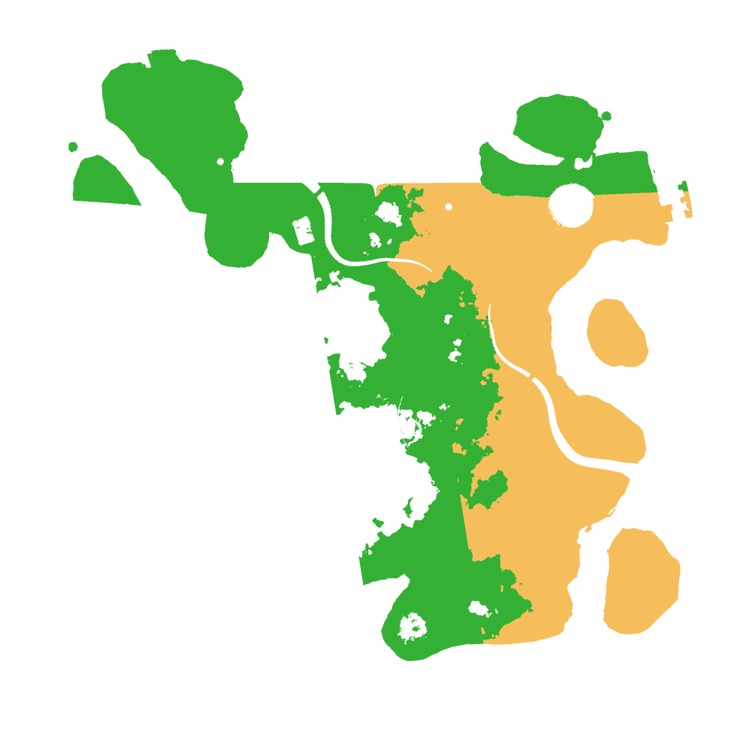 Biome Rust Map: Procedural Map, Size: 3000, Seed: 616837760