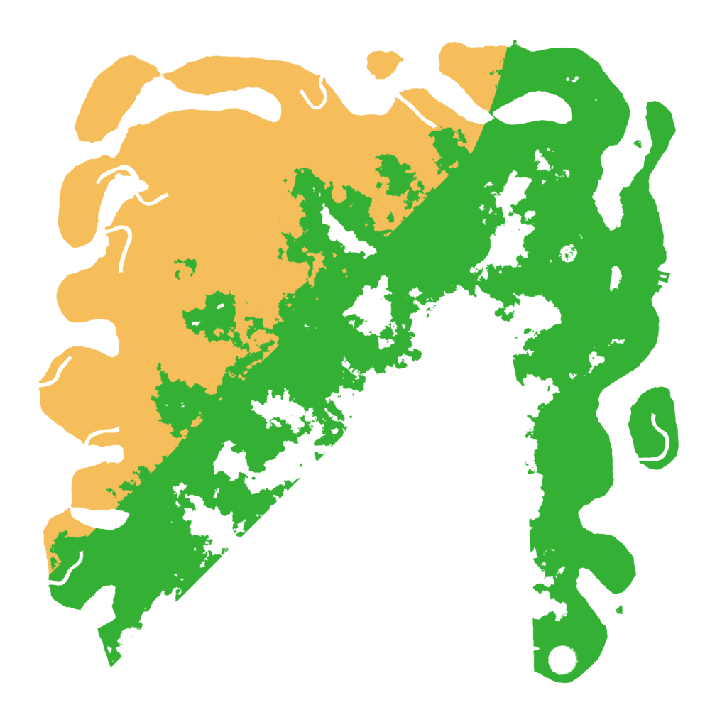 Biome Rust Map: Procedural Map, Size: 4500, Seed: 1336925627