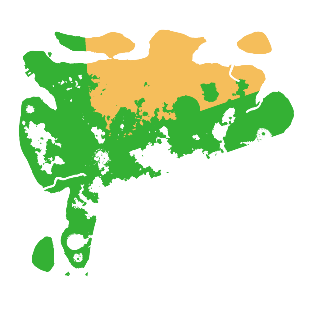 Biome Rust Map: Procedural Map, Size: 3500, Seed: 26987507