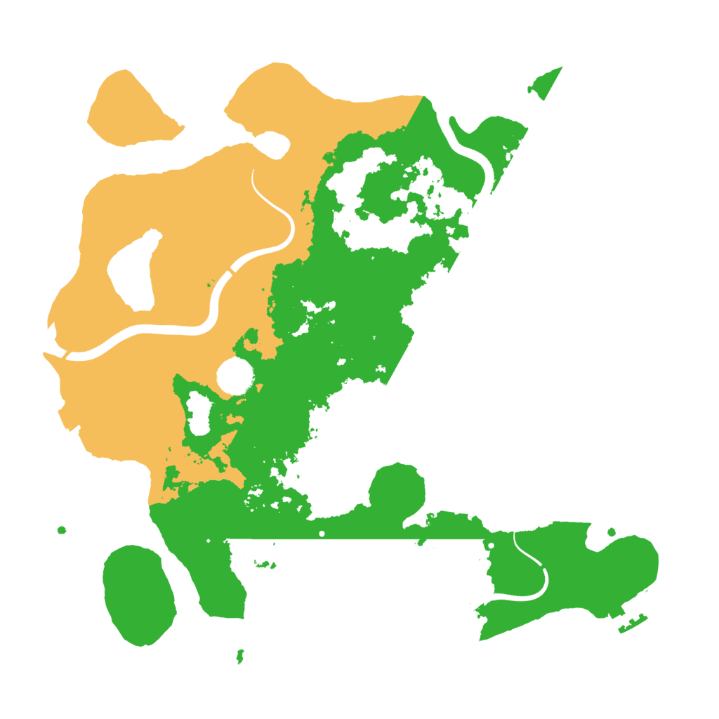 Biome Rust Map: Procedural Map, Size: 3500, Seed: 1700227990