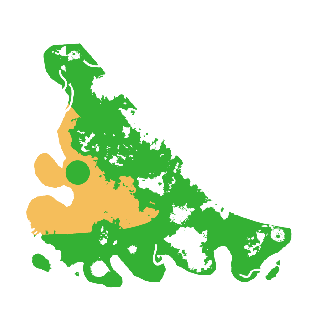Biome Rust Map: Procedural Map, Size: 3500, Seed: 177733187