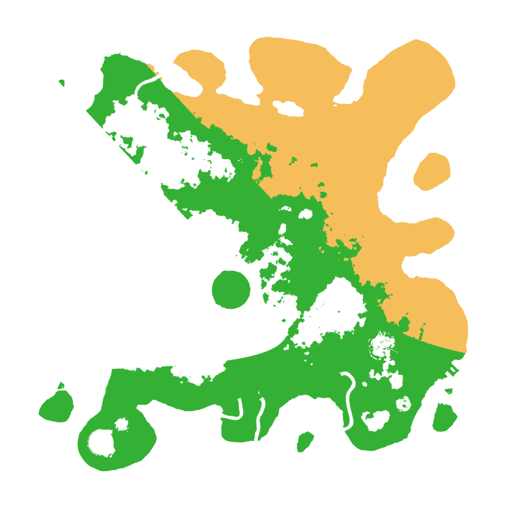 Biome Rust Map: Procedural Map, Size: 3500, Seed: 2138961828