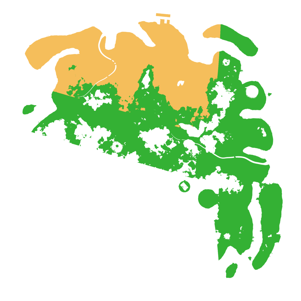 Biome Rust Map: Procedural Map, Size: 4250, Seed: 1190182708