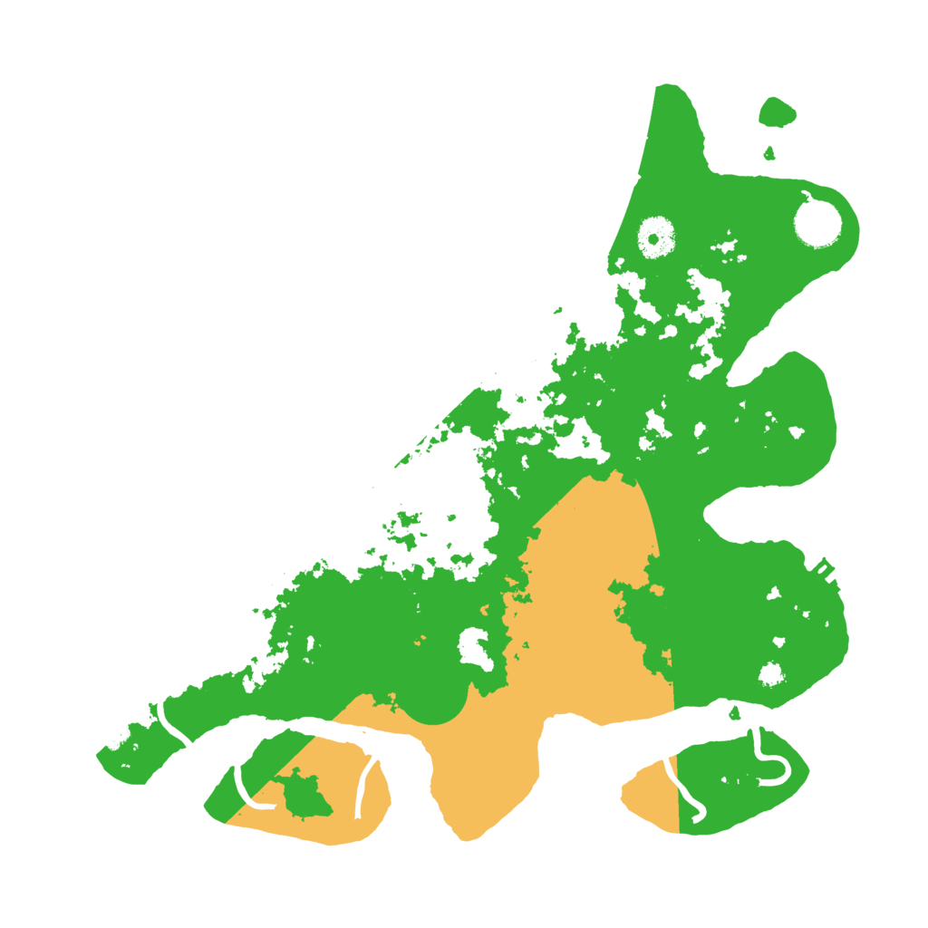 Biome Rust Map: Procedural Map, Size: 3500, Seed: 304635316