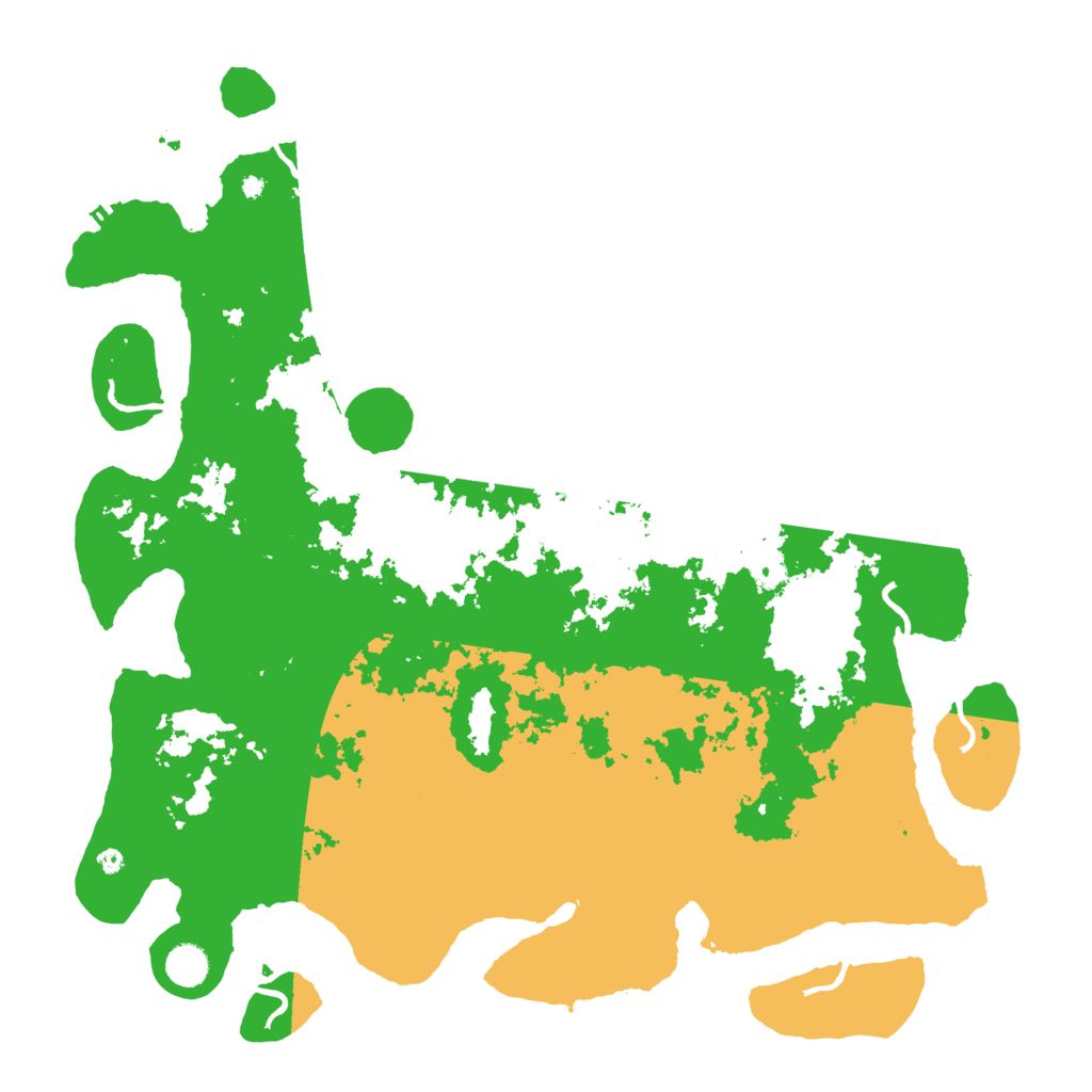 Biome Rust Map: Procedural Map, Size: 4500, Seed: 25251717