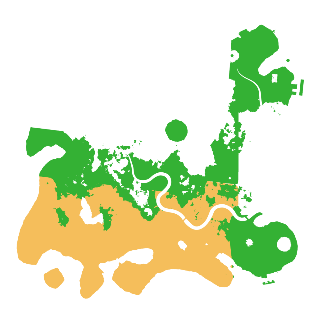 Biome Rust Map: Procedural Map, Size: 4000, Seed: 121212