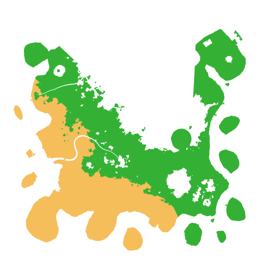Biome Rust Map: Procedural Map, Size: 3500, Seed: 351979970