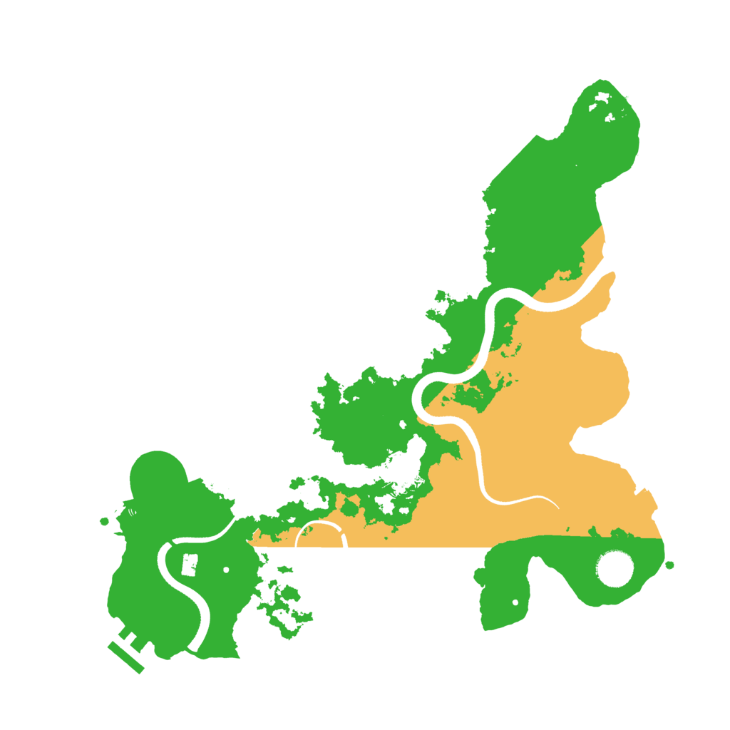 Biome Rust Map: Procedural Map, Size: 3500, Seed: 982497637