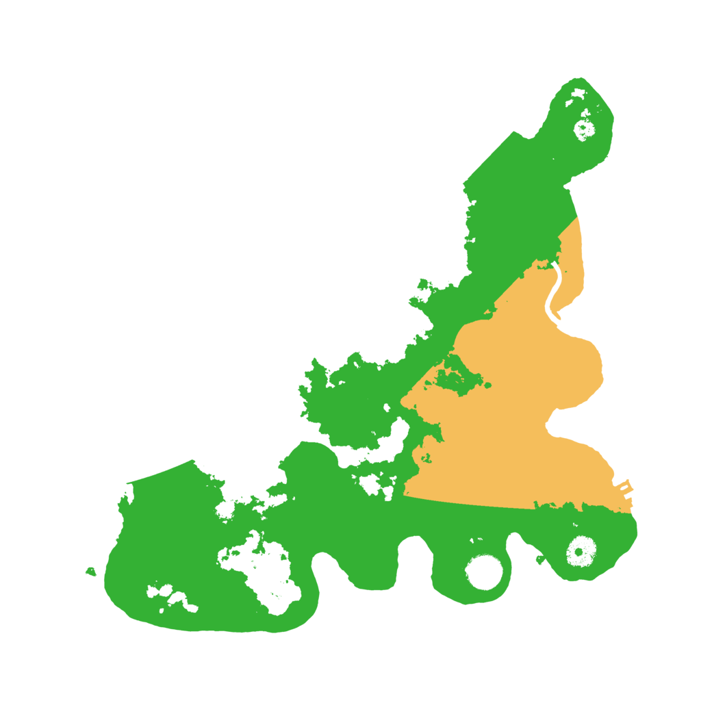 Biome Rust Map: Procedural Map, Size: 3500, Seed: 982497637