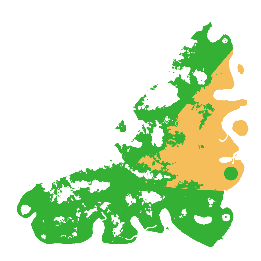 Biome Rust Map: Procedural Map, Size: 5000, Seed: 834395130