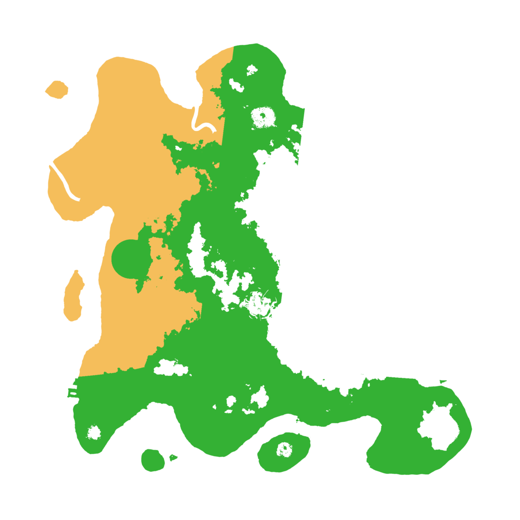 Biome Rust Map: Procedural Map, Size: 3500, Seed: 19239473