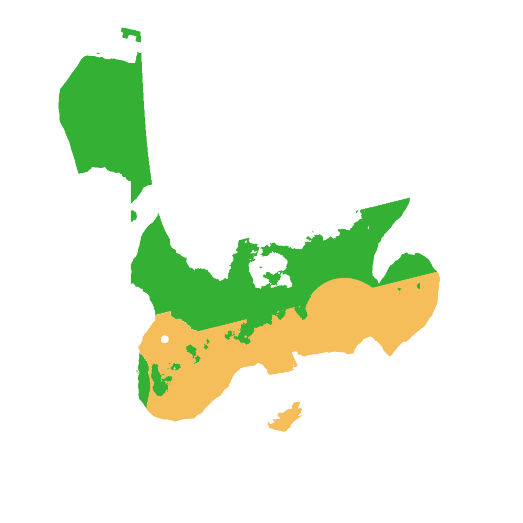Biome Rust Map: Procedural Map, Size: 2000, Seed: 1510324423
