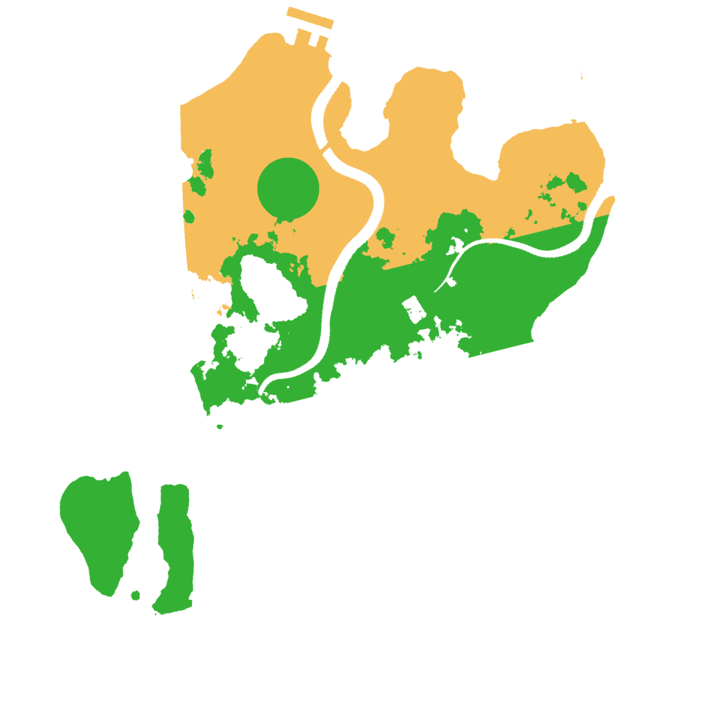Biome Rust Map: Procedural Map, Size: 3000, Seed: 712504791