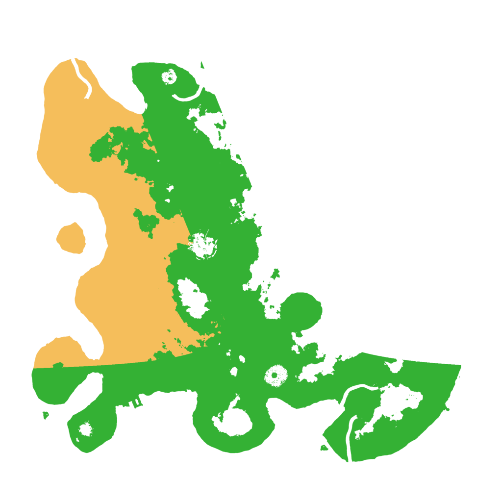 Biome Rust Map: Procedural Map, Size: 3500, Seed: 1957733111
