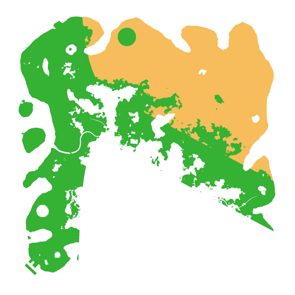 Biome Rust Map: Procedural Map, Size: 4250, Seed: 716713150