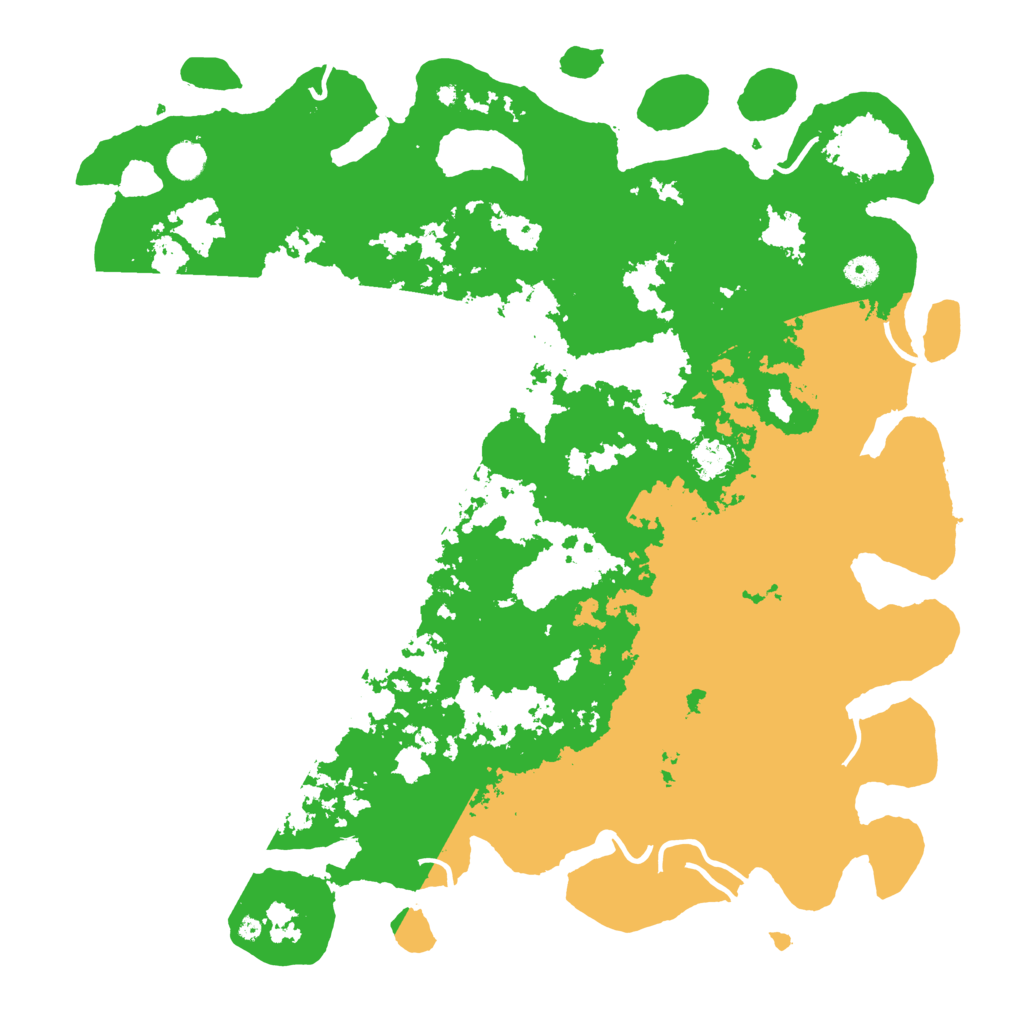 Biome Rust Map: Procedural Map, Size: 4800, Seed: 257425410