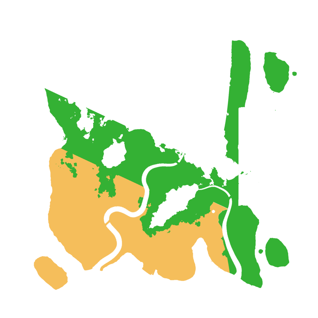 Biome Rust Map: Procedural Map, Size: 2880, Seed: 46813058