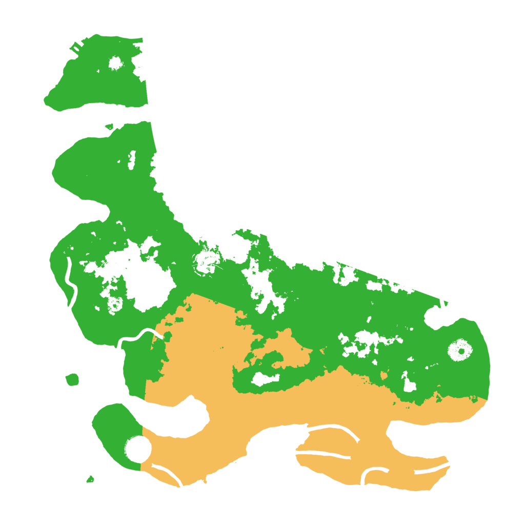 Biome Rust Map: Procedural Map, Size: 3500, Seed: 184930699