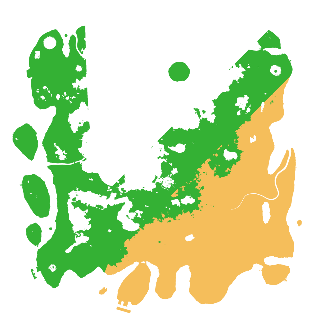 Biome Rust Map: Procedural Map, Size: 4500, Seed: 22774