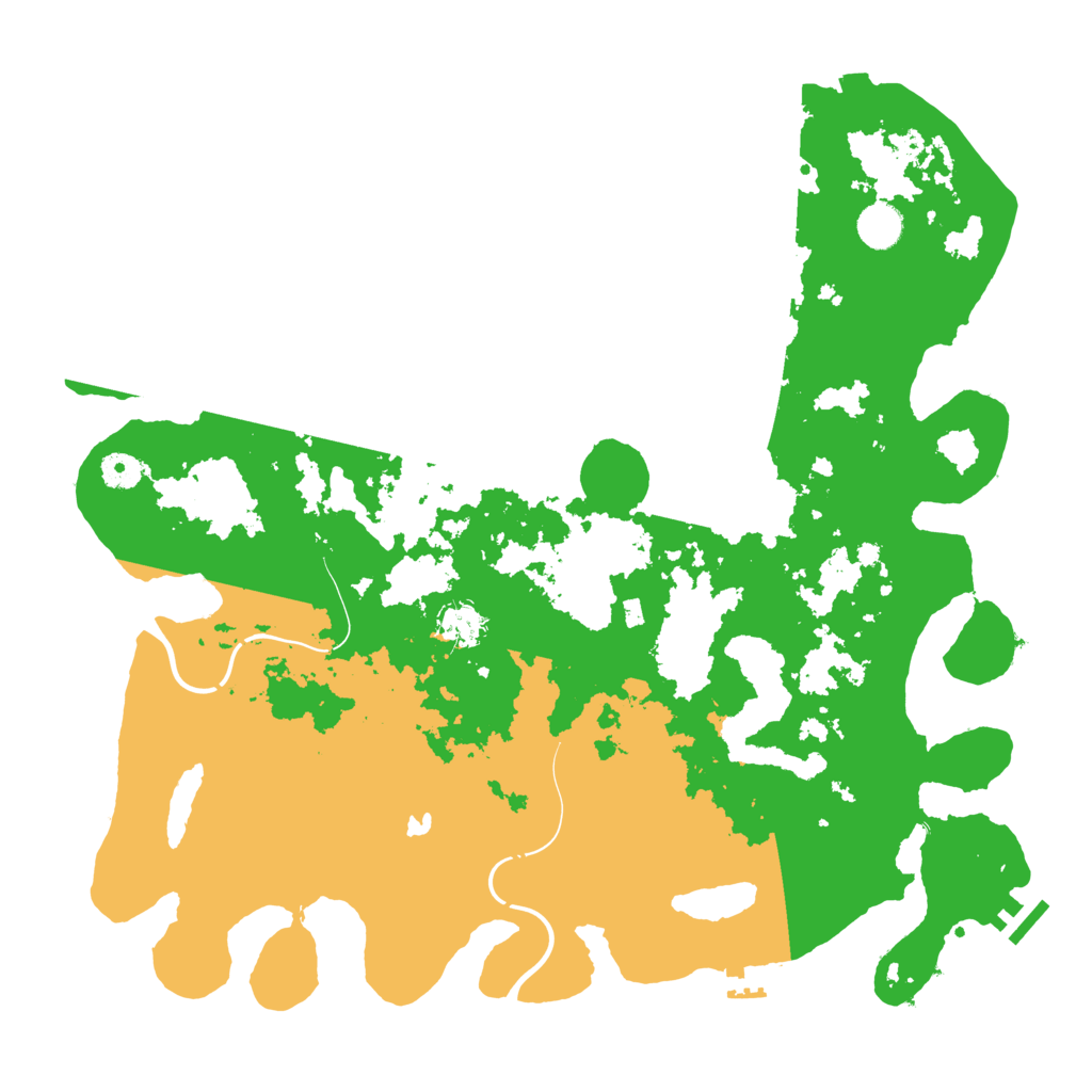 Biome Rust Map: Procedural Map, Size: 4250, Seed: 2133658445