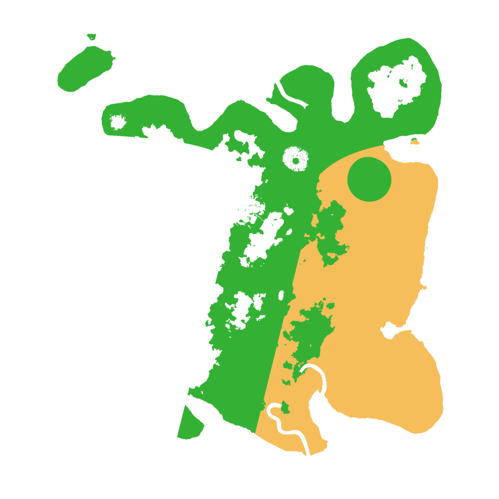 Biome Rust Map: Procedural Map, Size: 3000, Seed: 36631