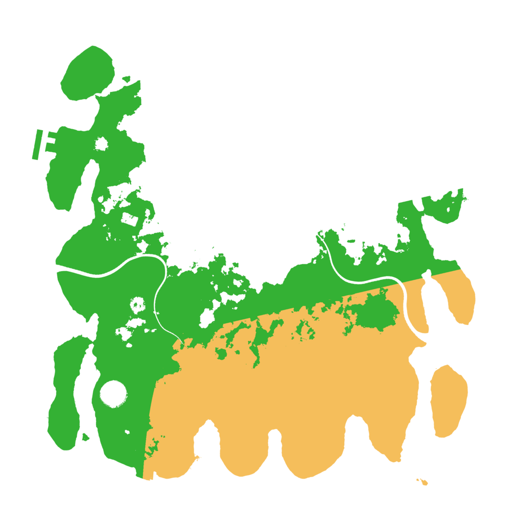 Biome Rust Map: Procedural Map, Size: 3500, Seed: 787223834