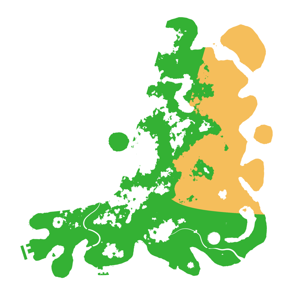 Biome Rust Map: Procedural Map, Size: 4100, Seed: 67332