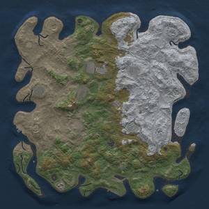 Thumbnail Rust Map: Procedural Map, Size: 4800, Seed: 1176167087, 20 Monuments