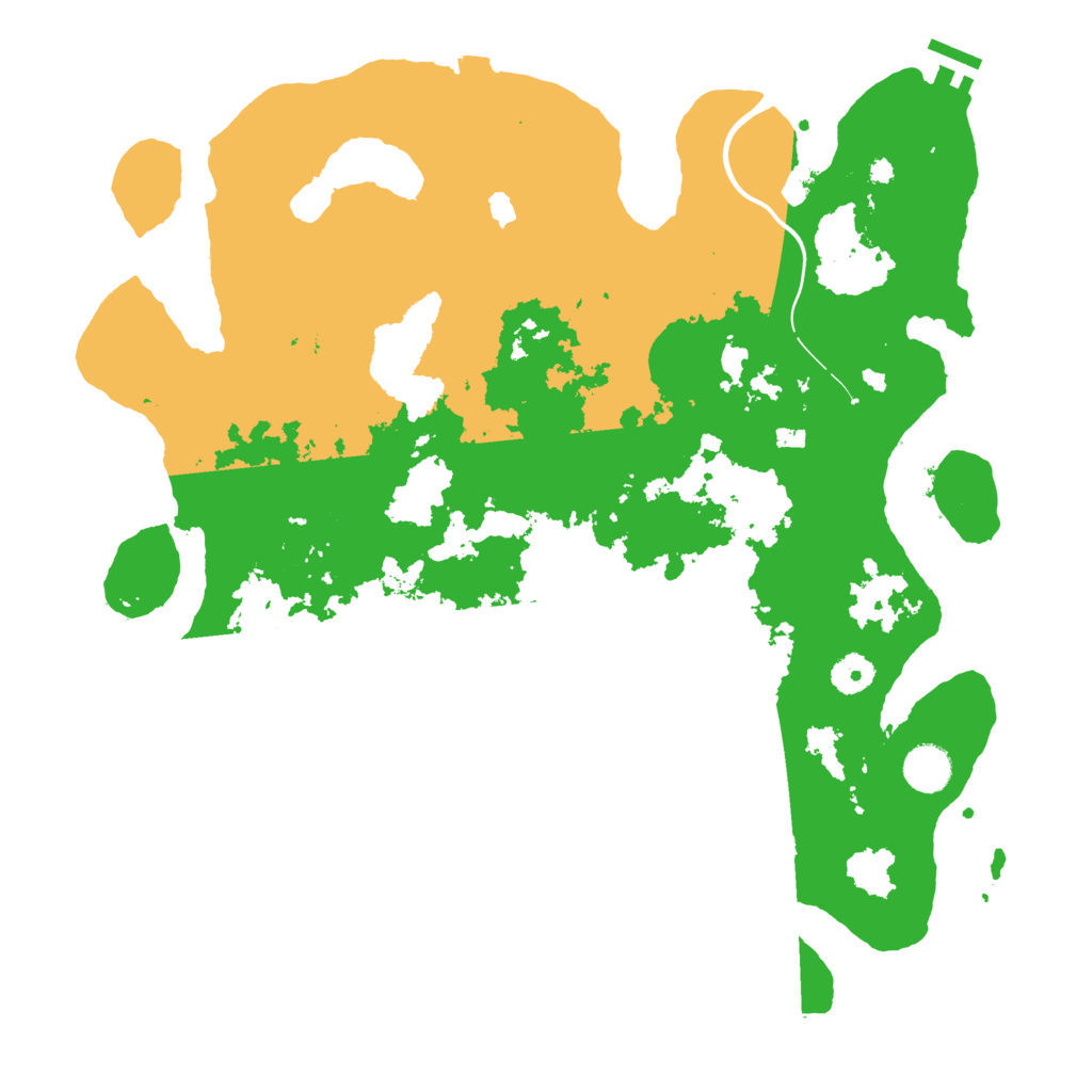 Biome Rust Map: Procedural Map, Size: 4000, Seed: 17768473