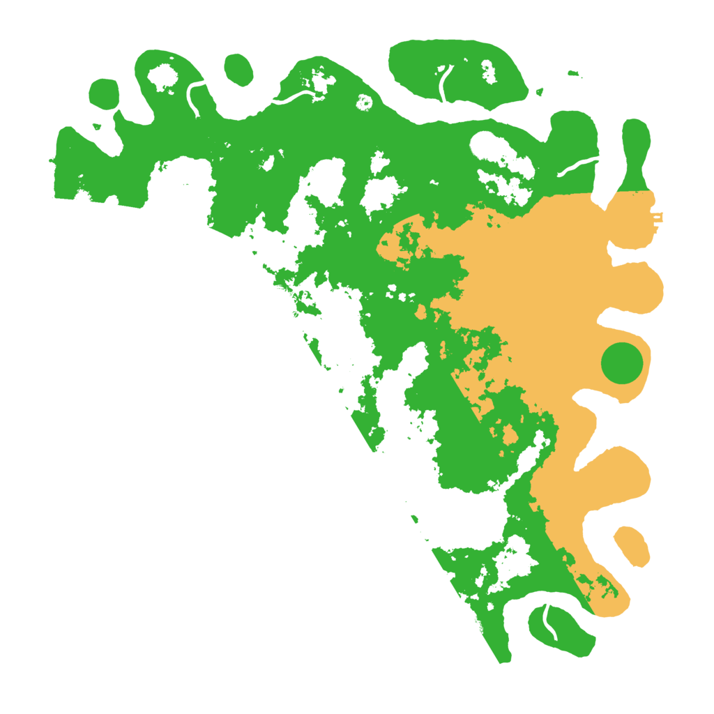Biome Rust Map: Procedural Map, Size: 4500, Seed: 2055556514