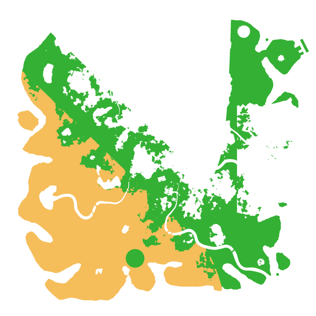 Biome Rust Map: Procedural Map, Size: 4500, Seed: 1391474970