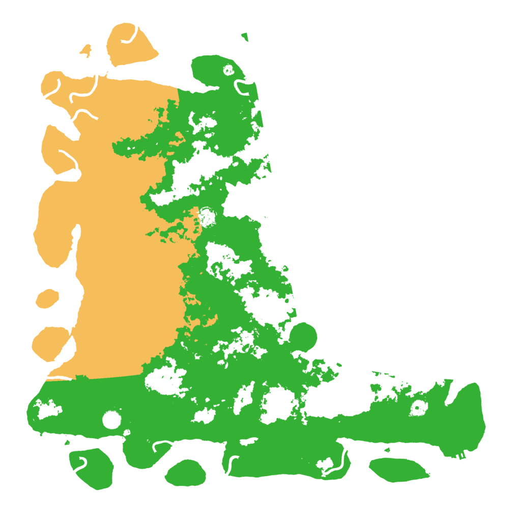 Biome Rust Map: Procedural Map, Size: 5000, Seed: 23464444