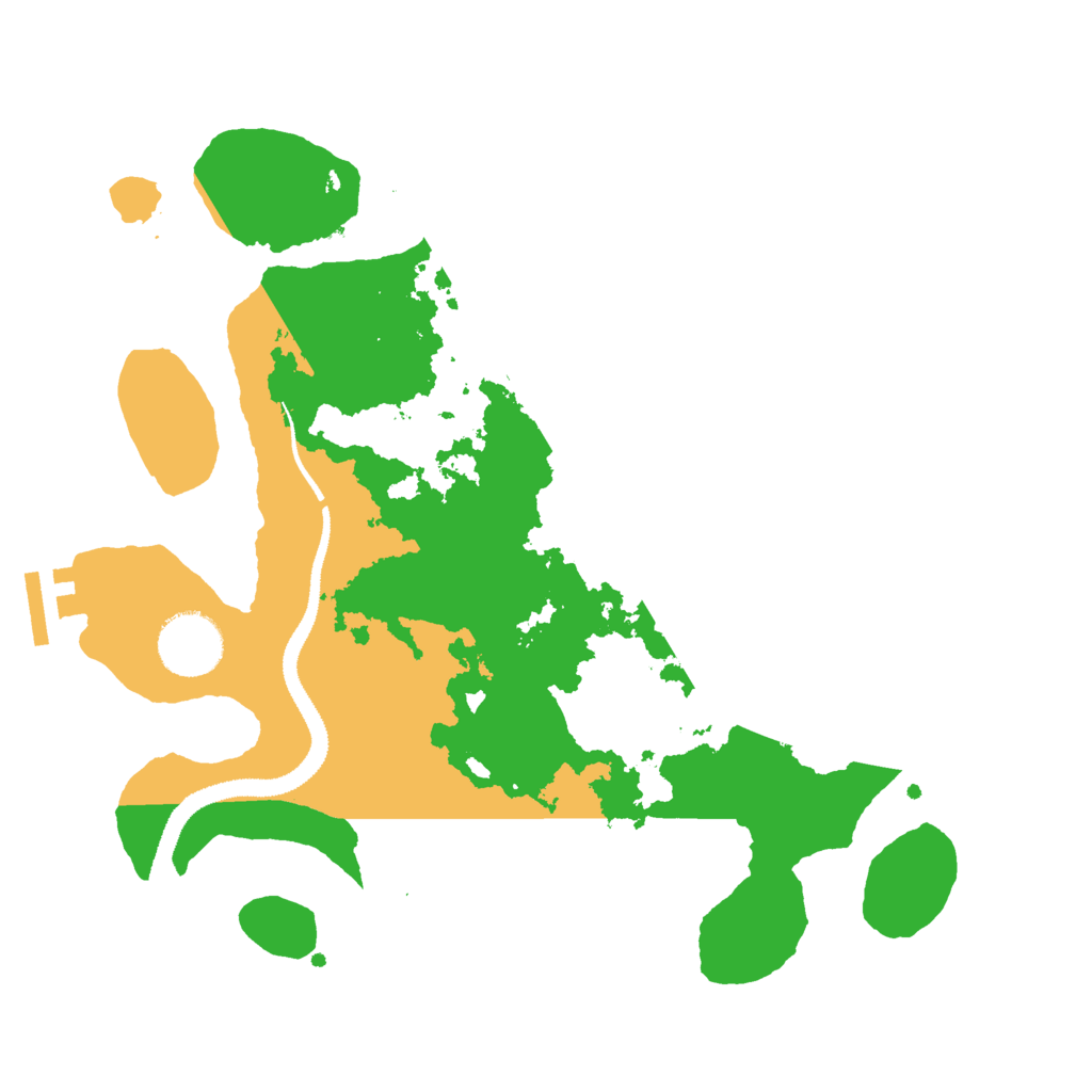 Biome Rust Map: Procedural Map, Size: 3000, Seed: 863916660