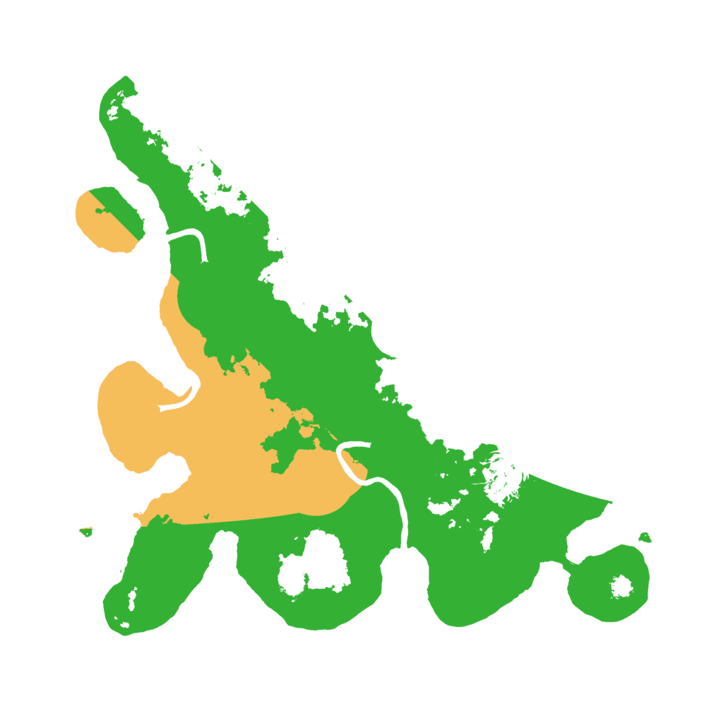 Biome Rust Map: Procedural Map, Size: 3000, Seed: 119595788