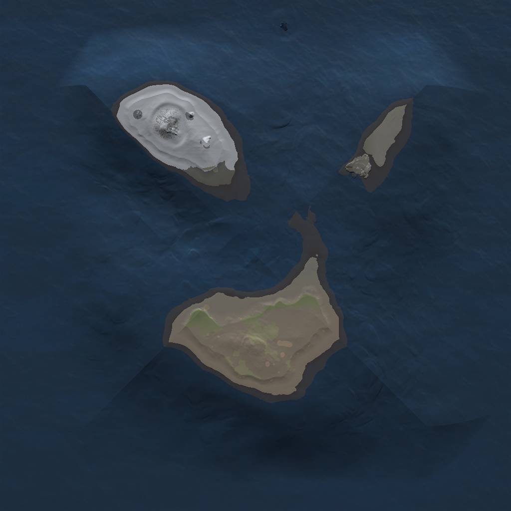 Rust Map: Procedural Map, Size: 1111, Seed: 439876134, 3 Monuments