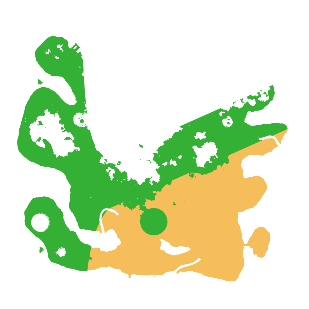 Biome Rust Map: Procedural Map, Size: 3000, Seed: 2037245229