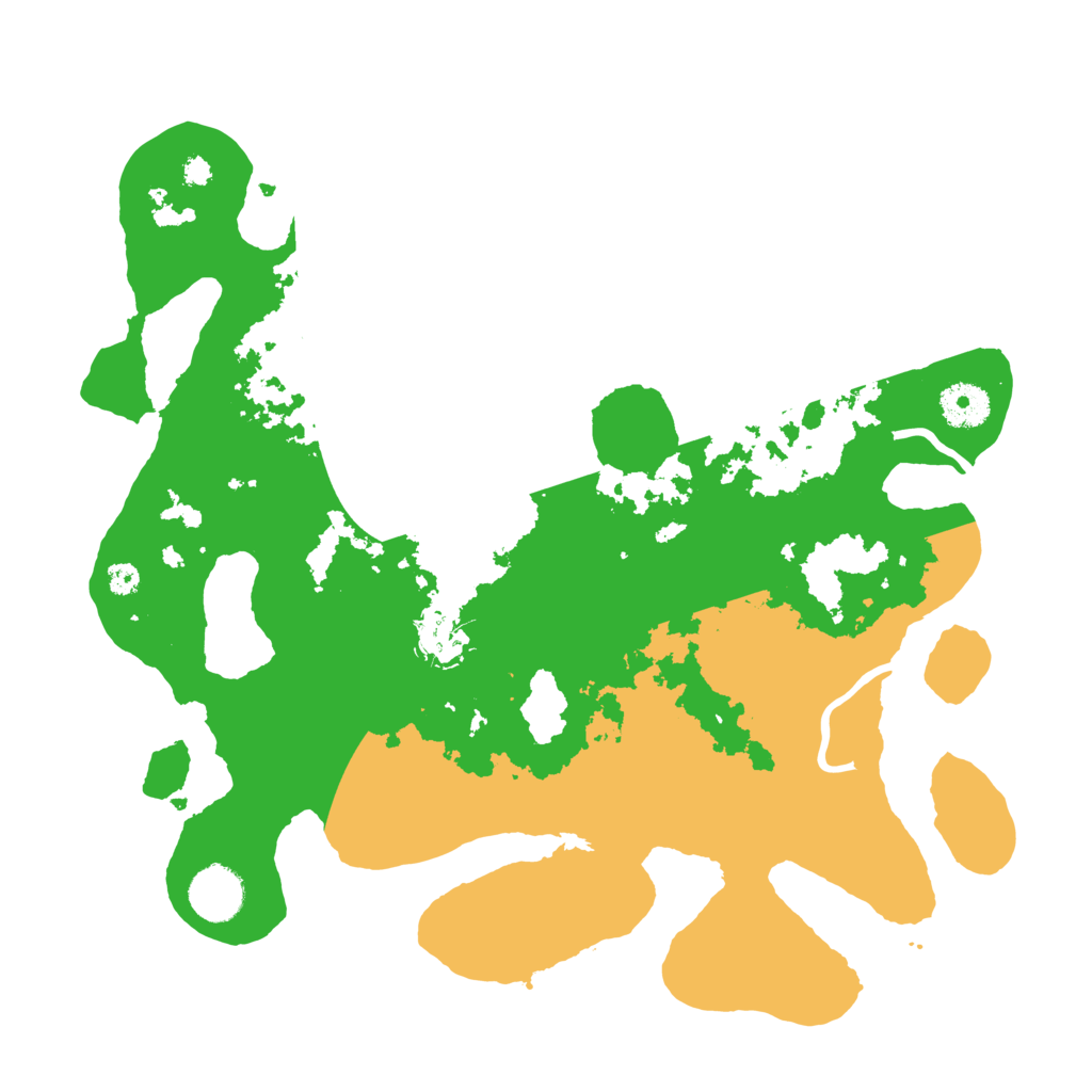 Biome Rust Map: Procedural Map, Size: 3500, Seed: 853455451