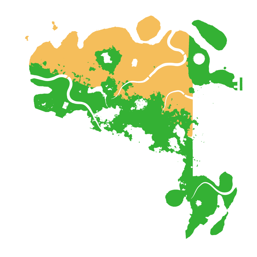 Biome Rust Map: Procedural Map, Size: 4000, Seed: 3245872