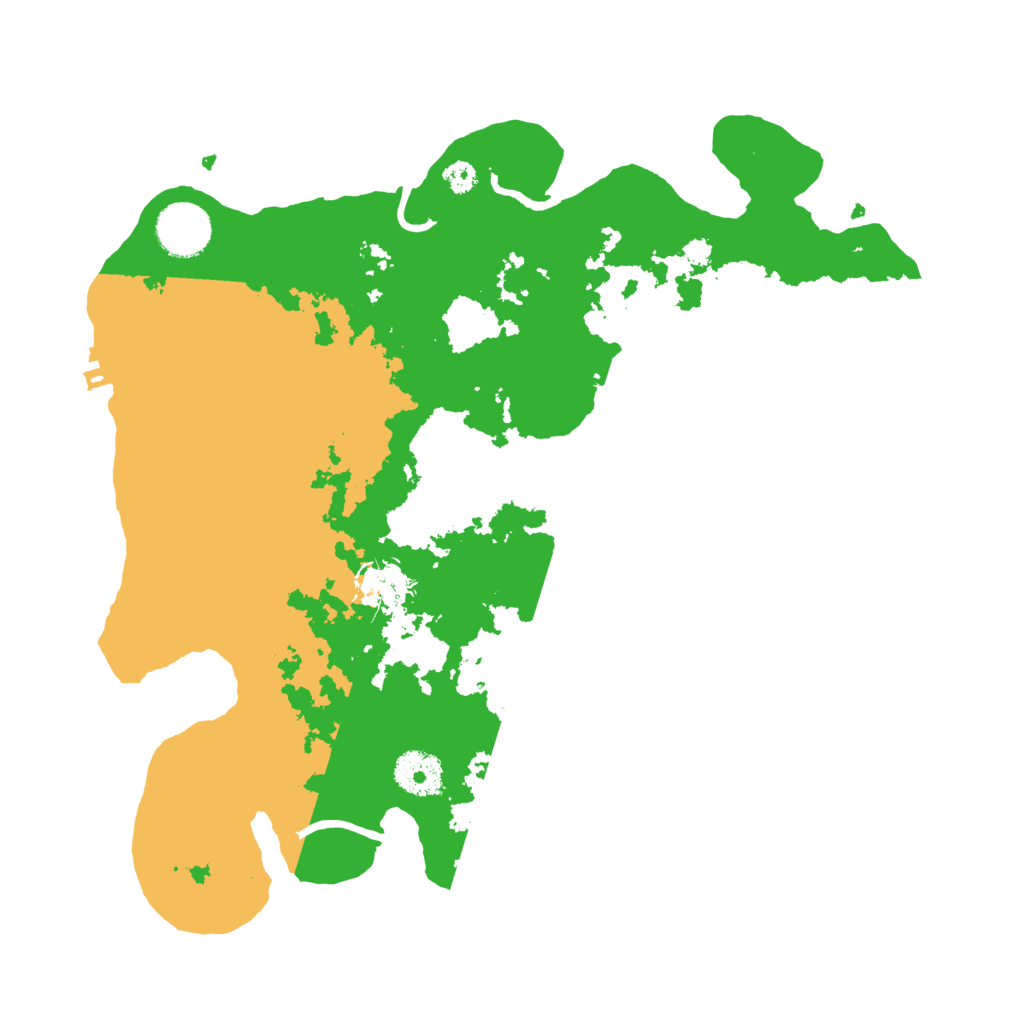 Biome Rust Map: Procedural Map, Size: 3300, Seed: 1935241789