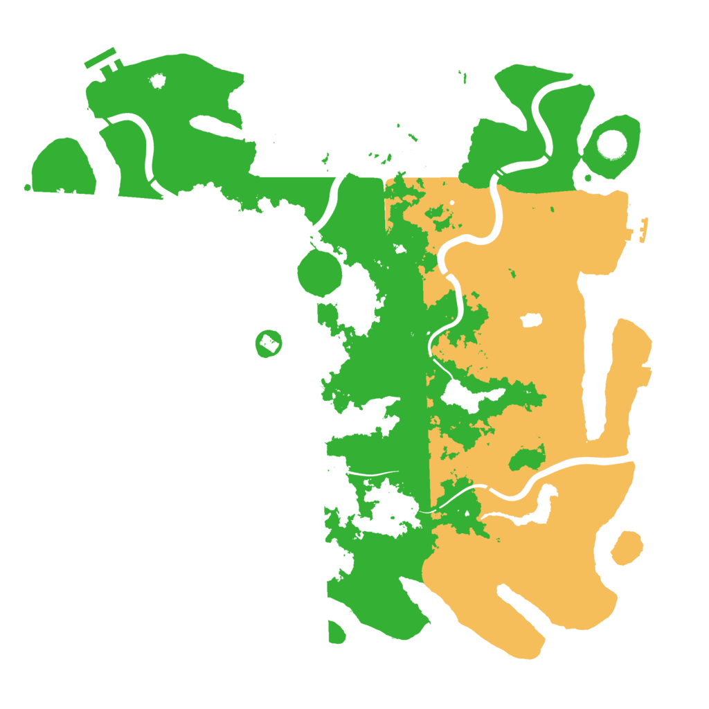 Biome Rust Map: Procedural Map, Size: 4250, Seed: 31379