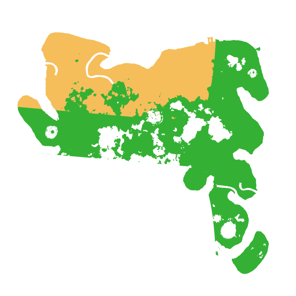 Biome Rust Map: Procedural Map, Size: 3500, Seed: 354561