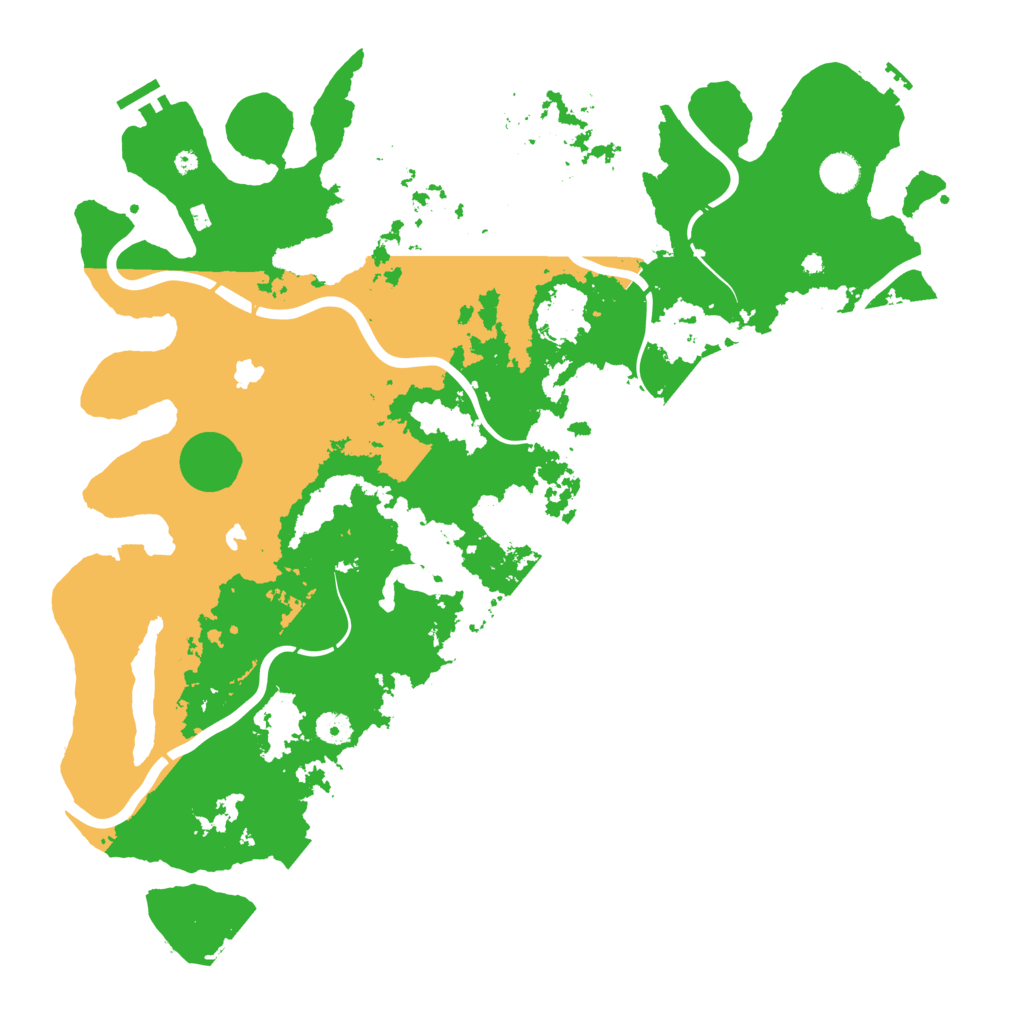 Biome Rust Map: Procedural Map, Size: 4500, Seed: 82242972