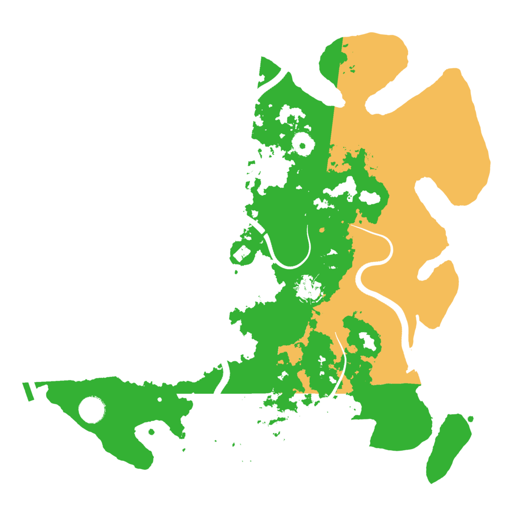 Biome Rust Map: Procedural Map, Size: 3500, Seed: 1353603463