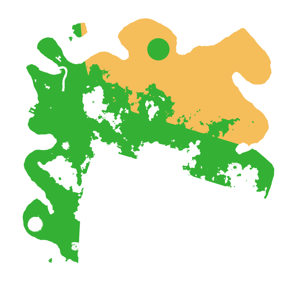 Biome Rust Map: Procedural Map, Size: 3500, Seed: 232958574