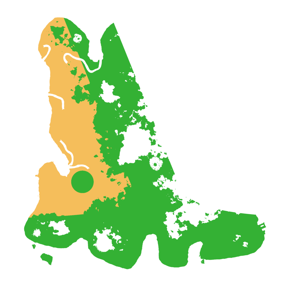 Biome Rust Map: Procedural Map, Size: 3500, Seed: 847298909