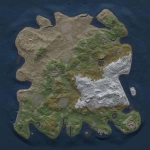 Thumbnail Rust Map: Procedural Map, Size: 3750, Seed: 267424576, 19 Monuments