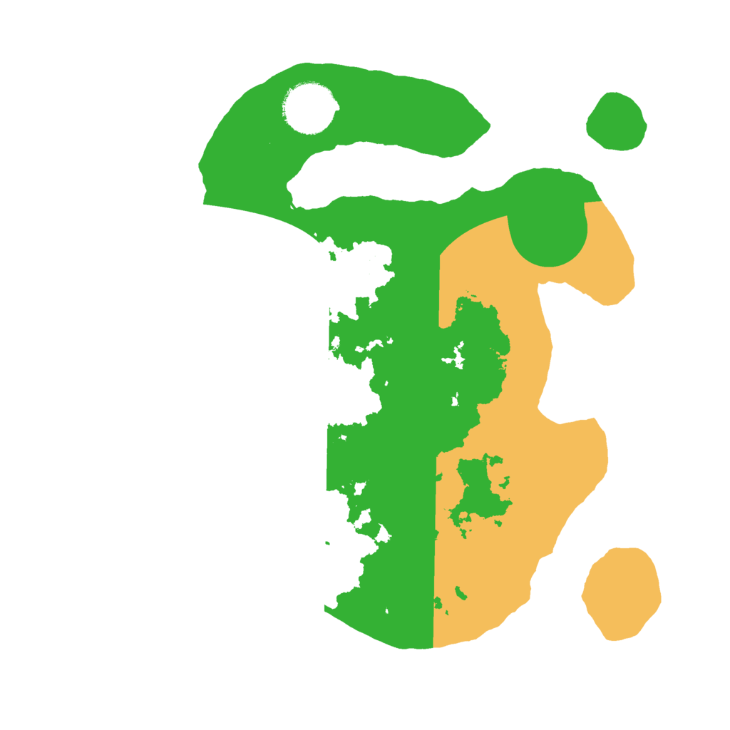 Biome Rust Map: Barren, Size: 2500, Seed: 628396