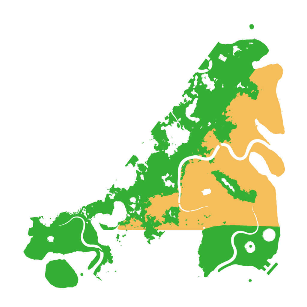 Biome Rust Map: Procedural Map, Size: 4250, Seed: 114750317