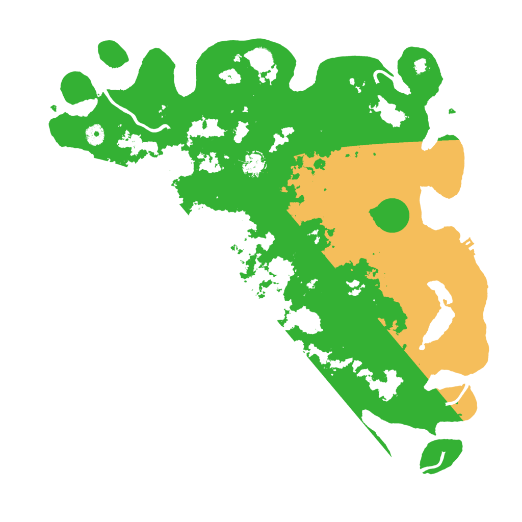 Biome Rust Map: Procedural Map, Size: 4000, Seed: 1166479587