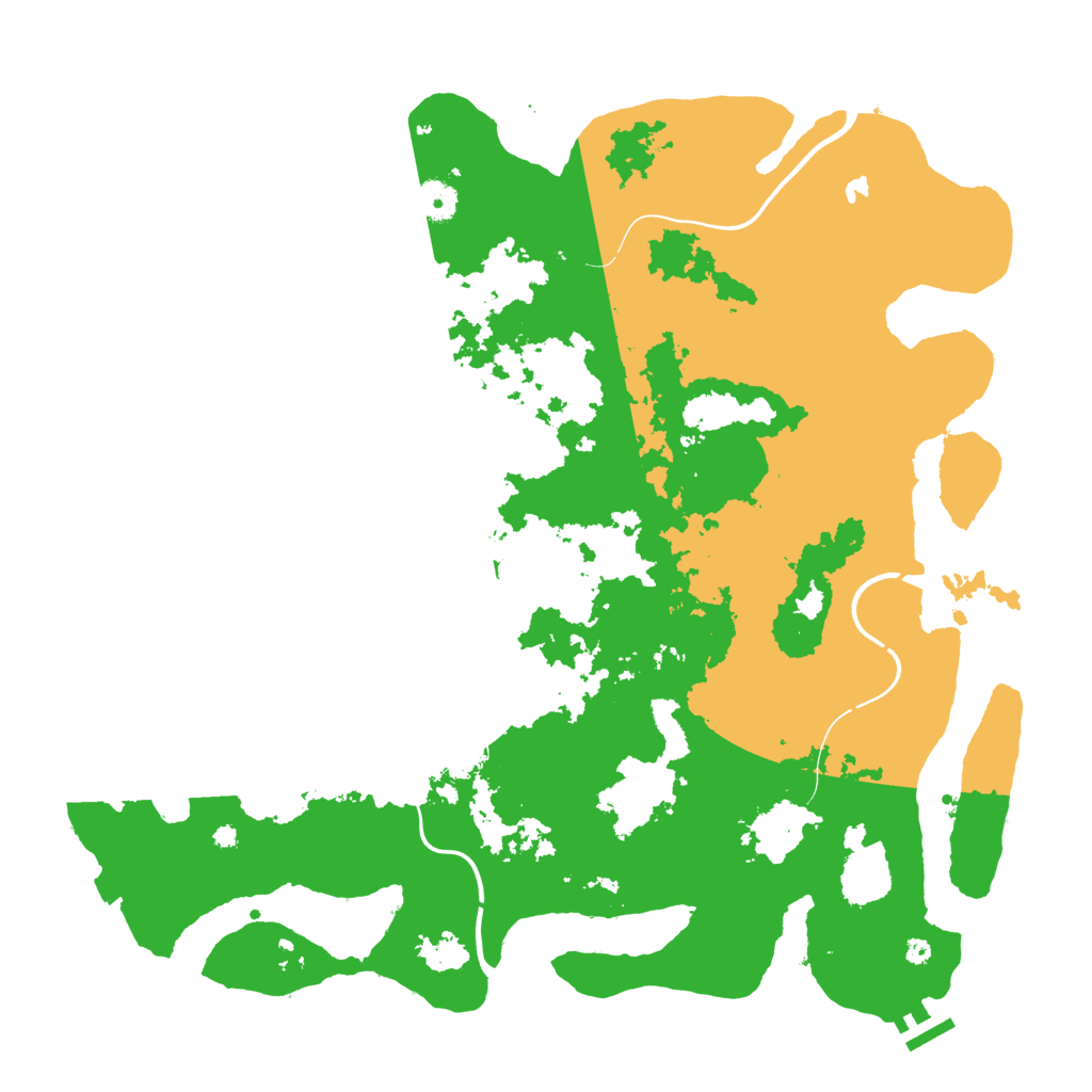 Biome Rust Map: Procedural Map, Size: 4250, Seed: 33586461